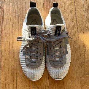 Tod’s women’s grey fabric sneakers